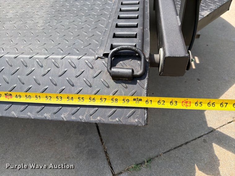 image for item MZ9775 2022 Shannon Brothers lay flat utility trailer