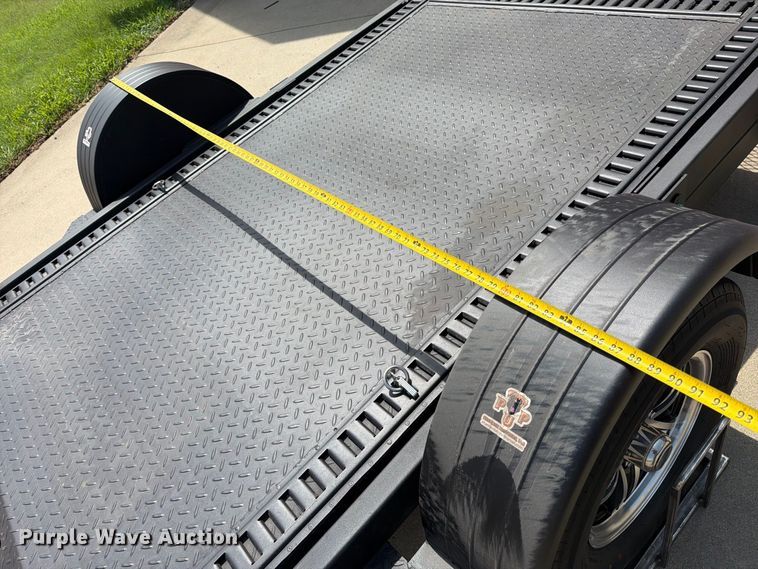 image for item MZ9775 2022 Shannon Brothers lay flat utility trailer