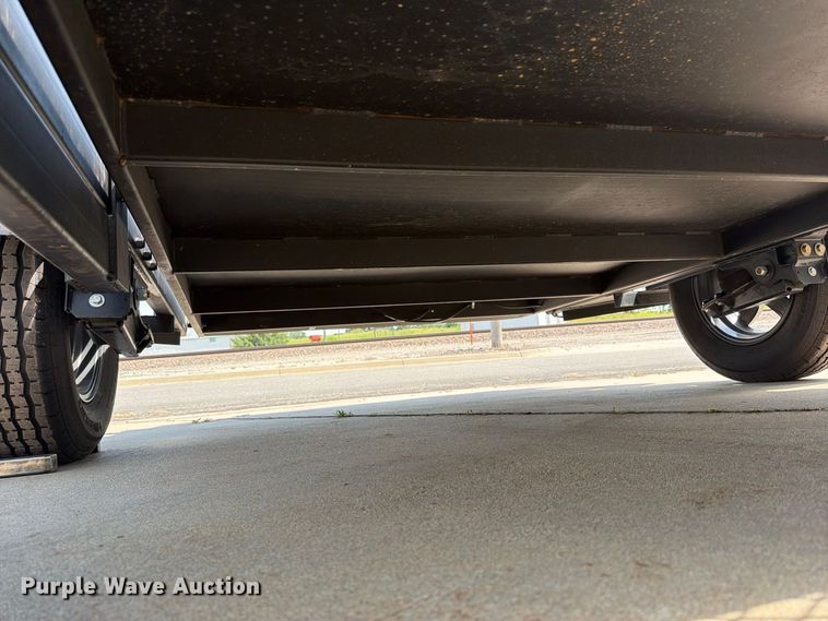 image for item MZ9775 2022 Shannon Brothers lay flat utility trailer