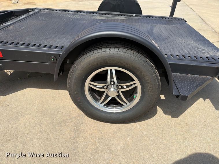 image for item MZ9775 2022 Shannon Brothers lay flat utility trailer