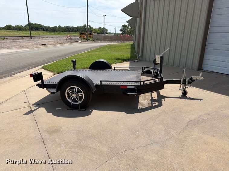 image for item MZ9776 2022 Shannon Brothers lay flat utility trailer