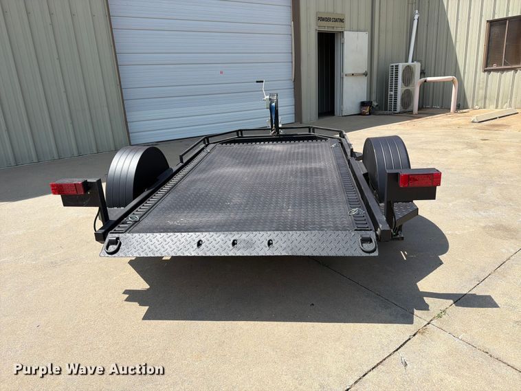 image for item MZ9776 2022 Shannon Brothers lay flat utility trailer