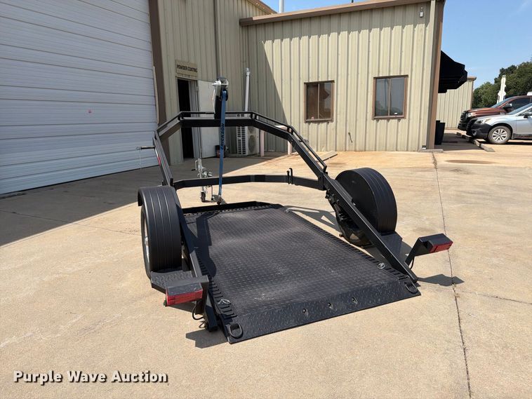 image for item MZ9776 2022 Shannon Brothers lay flat utility trailer