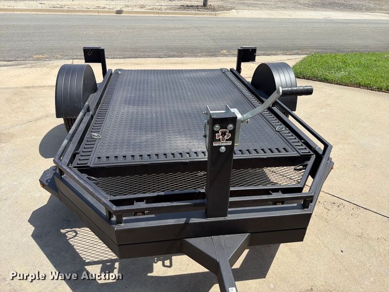 image for item MZ9776 2022 Shannon Brothers lay flat utility trailer