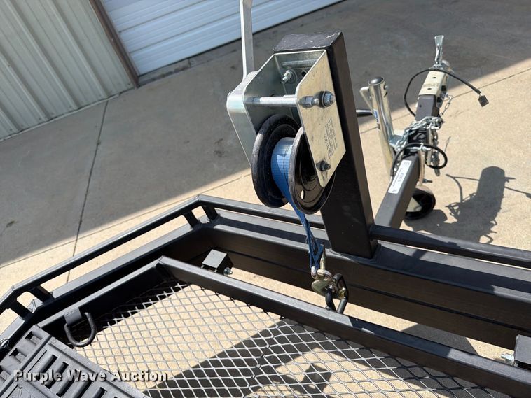 image for item MZ9776 2022 Shannon Brothers lay flat utility trailer