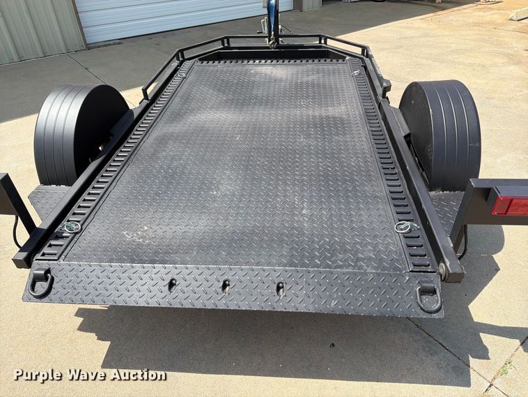 image for item MZ9776 2022 Shannon Brothers lay flat utility trailer