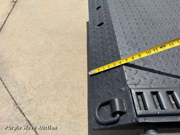 image for item MZ9776 2022 Shannon Brothers lay flat utility trailer