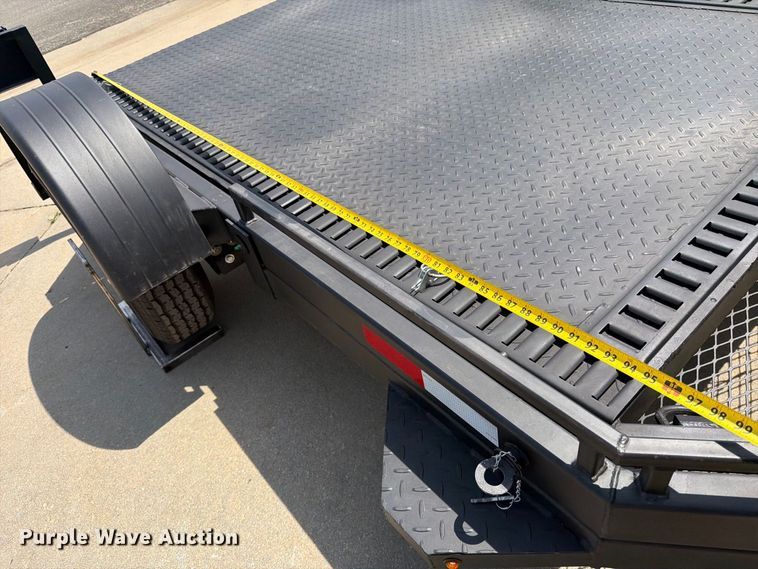 image for item MZ9776 2022 Shannon Brothers lay flat utility trailer