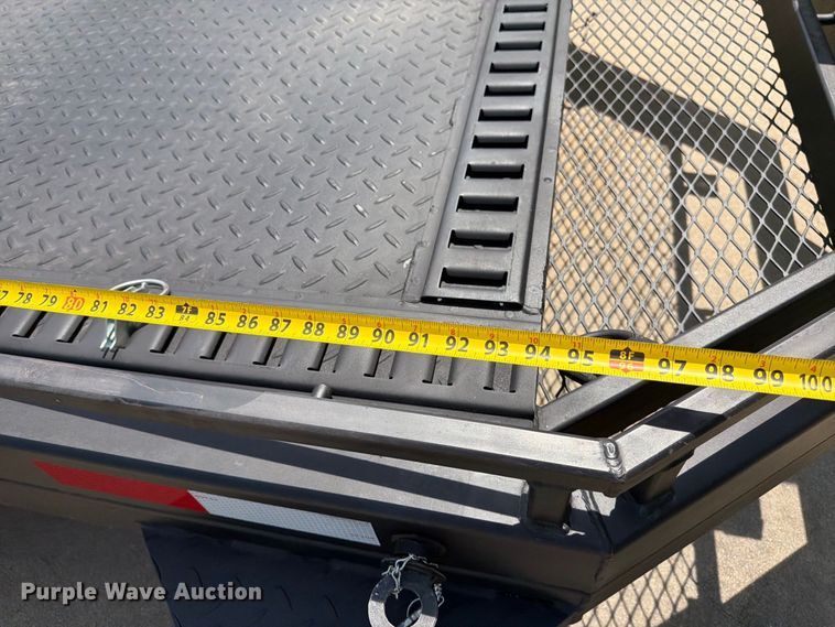 image for item MZ9776 2022 Shannon Brothers lay flat utility trailer