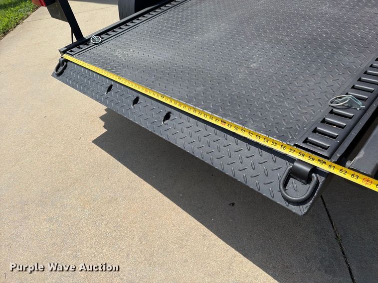 image for item MZ9776 2022 Shannon Brothers lay flat utility trailer