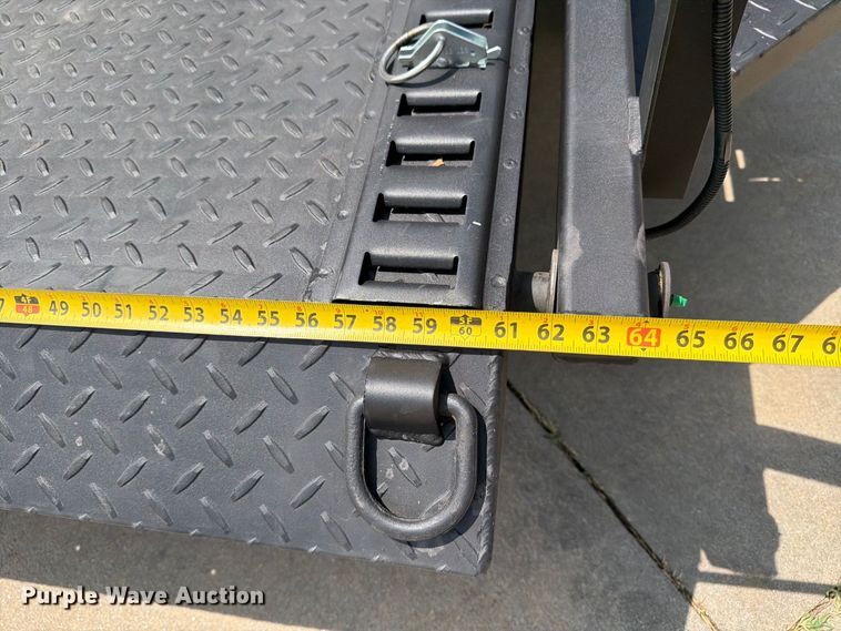 image for item MZ9776 2022 Shannon Brothers lay flat utility trailer