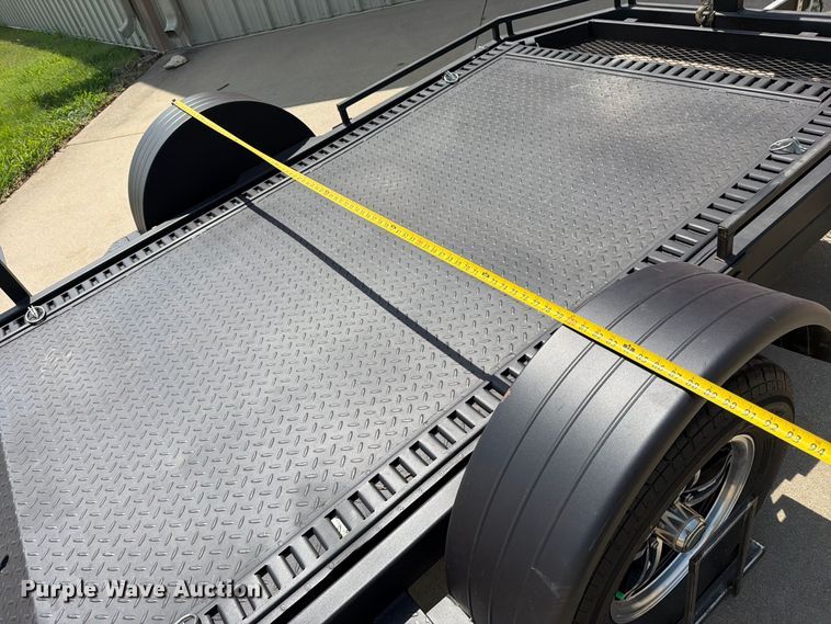 image for item MZ9776 2022 Shannon Brothers lay flat utility trailer
