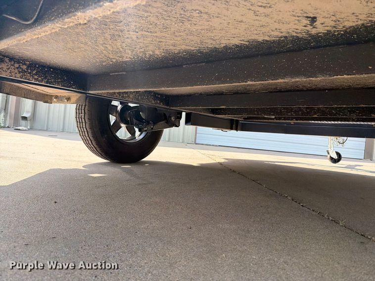 image for item MZ9776 2022 Shannon Brothers lay flat utility trailer