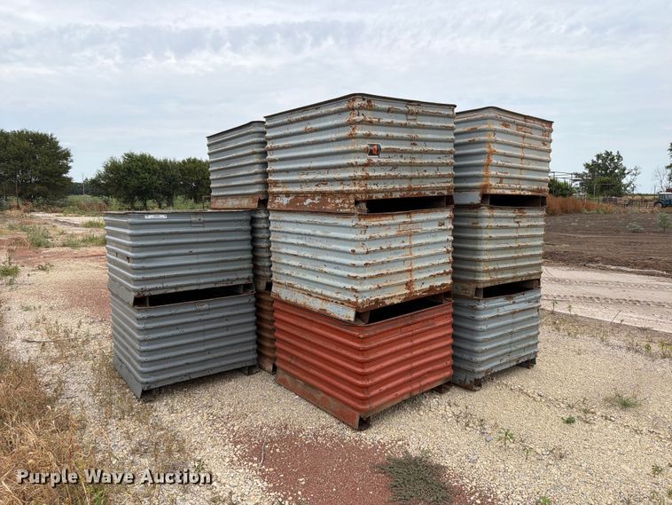 (12) storage bins