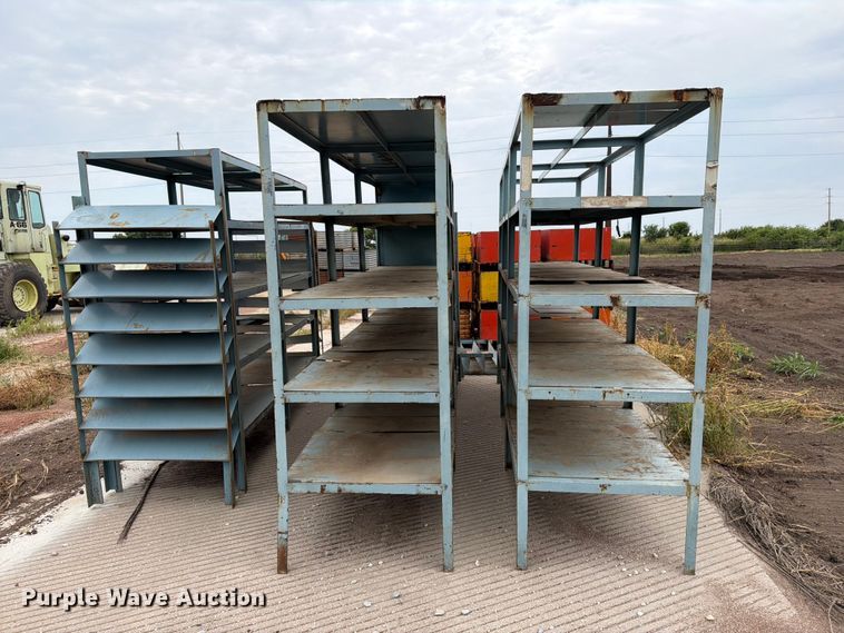 image for item MZ9791 (3) metal shelves
