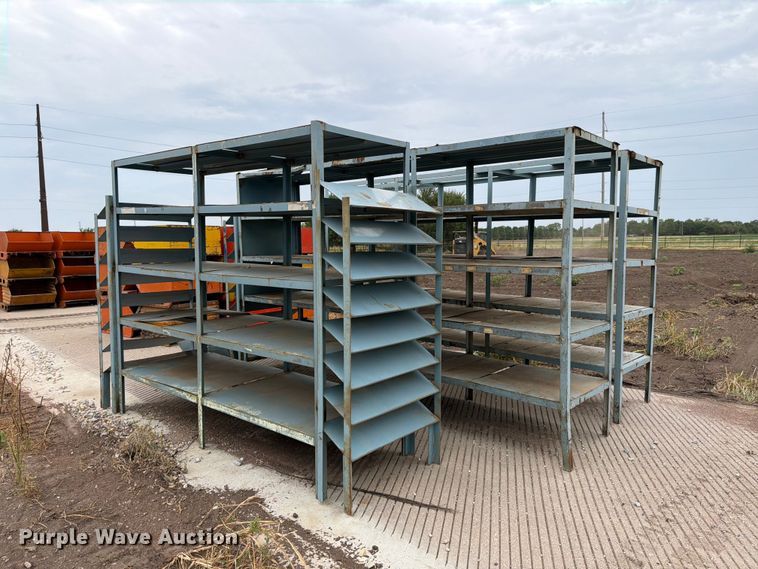 image for item MZ9791 (3) metal shelves