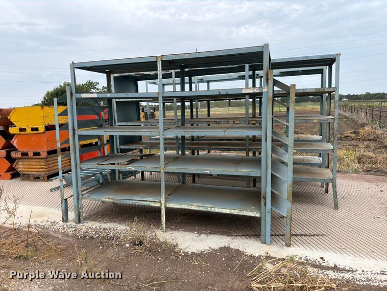 image for item MZ9791 (3) metal shelves