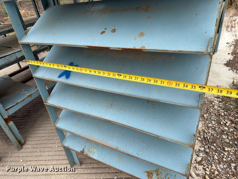 image for item MZ9791 (3) metal shelves