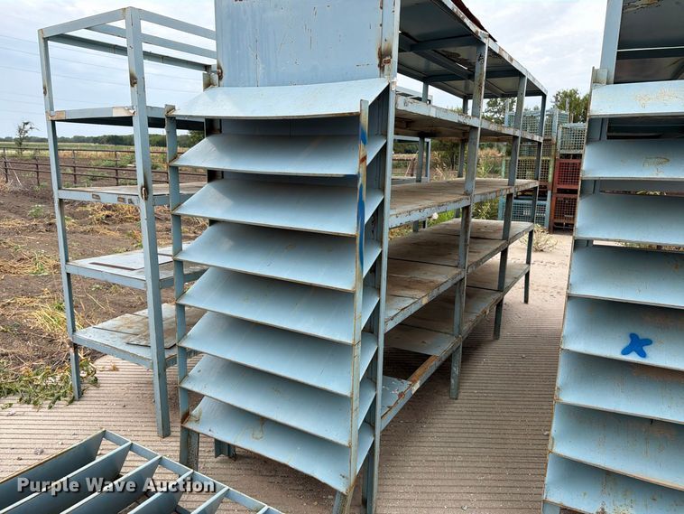 image for item MZ9791 (3) metal shelves