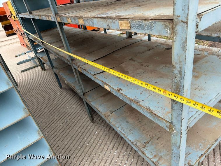 image for item MZ9791 (3) metal shelves