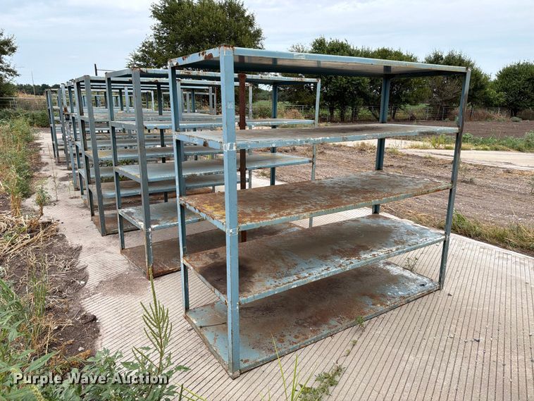 image for item MZ9795 (5) metal shelves