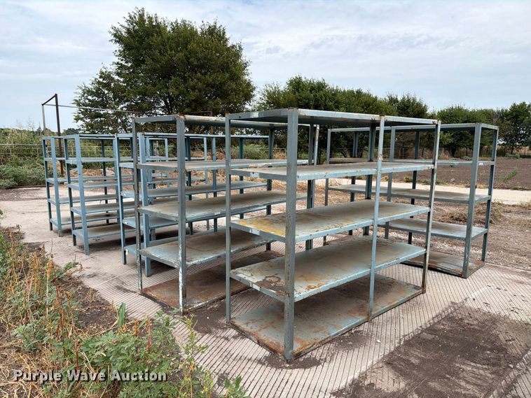 image for item MZ9796 (6) metal shelves