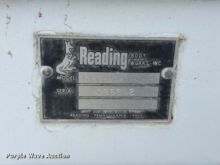 image for item MZ9809 Reading 108GBADW utility bed