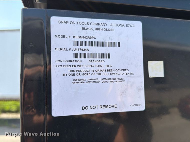 image for item MZ9821 Snap-On KERN842B0PC toolbox