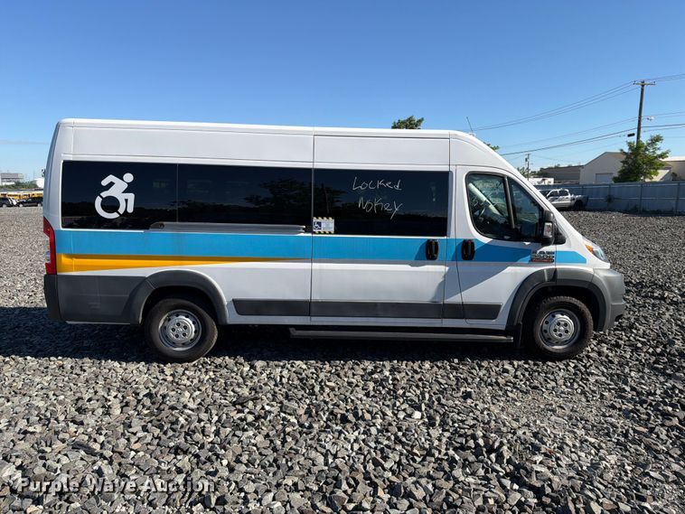 image for item YA1902 2017 RAM Promaster 3500 Wheel Chair Van