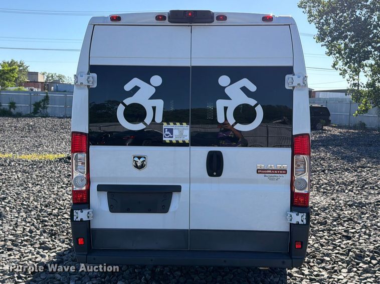 image for item YA1902 2017 RAM Promaster 3500 Wheel Chair Van