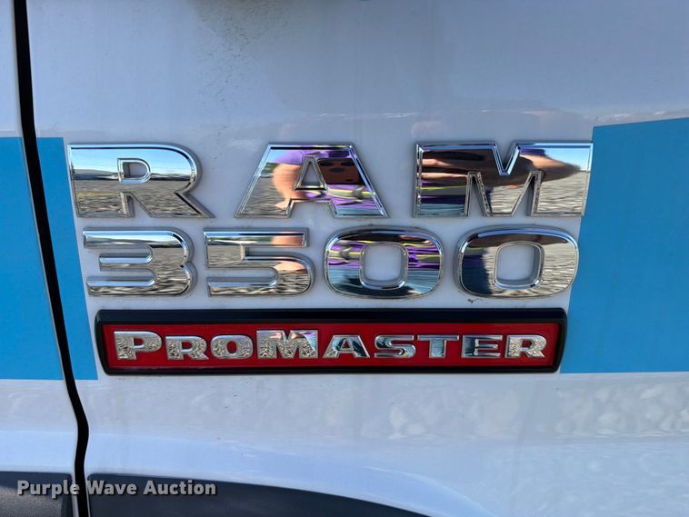 image for item YA1902 2017 RAM Promaster 3500 Wheel Chair Van