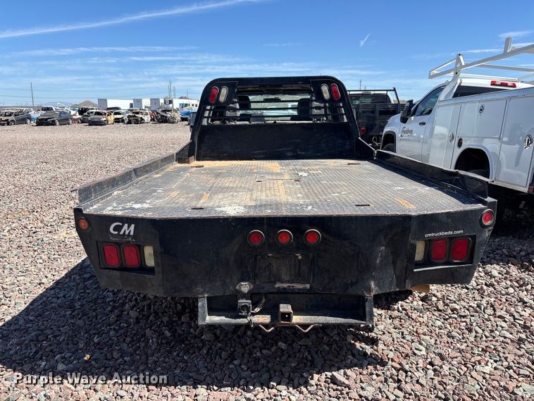 image for item YA3561 2012 Ford F350 Super Duty Ext. Cab flatbed pickup truck