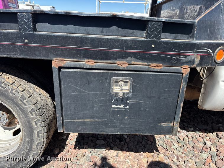 image for item YA3561 2012 Ford F350 Super Duty Ext. Cab flatbed pickup truck