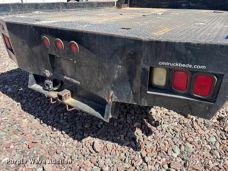 image for item YA3561 2012 Ford F350 Super Duty Ext. Cab flatbed pickup truck
