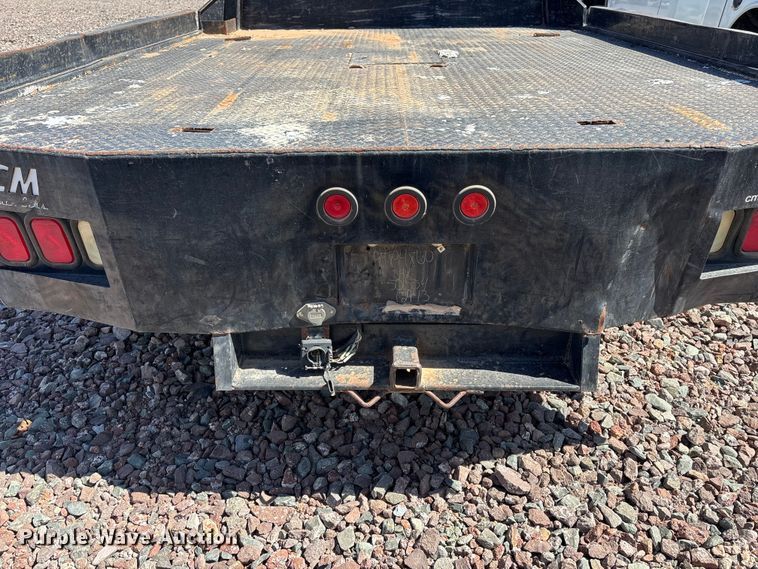 image for item YA3561 2012 Ford F350 Super Duty Ext. Cab flatbed pickup truck