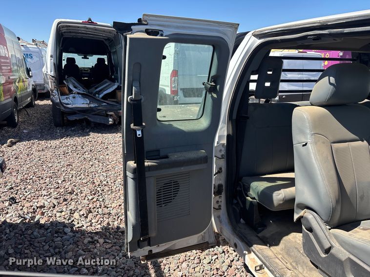 image for item YA3561 2012 Ford F350 Super Duty Ext. Cab flatbed pickup truck