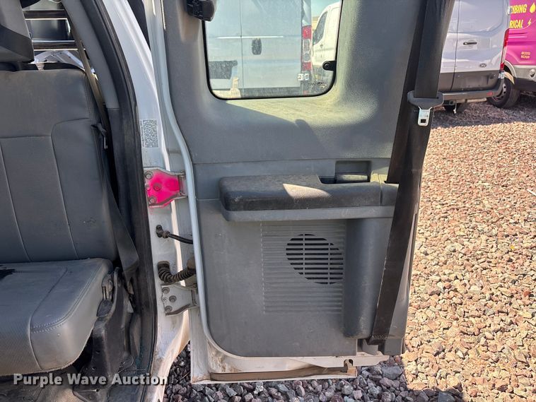 image for item YA3561 2012 Ford F350 Super Duty Ext. Cab flatbed pickup truck
