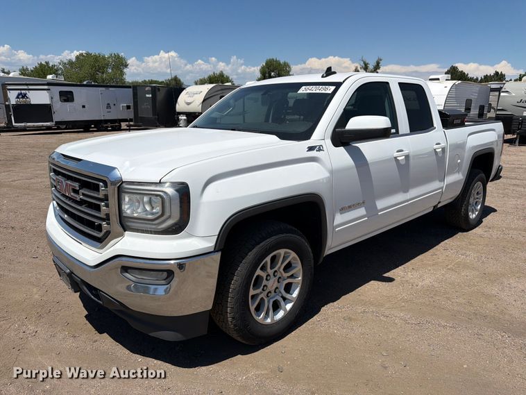 2018 GMC Sierra 1500 Ext. Cab pickup truck