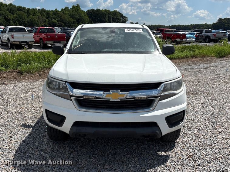 image for item YA3883 2018 Chevrolet Colorado Ext. Cab pickup truck