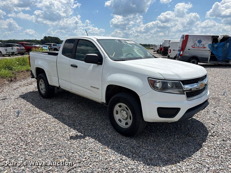 image for item YA3883 2018 Chevrolet Colorado Ext. Cab pickup truck