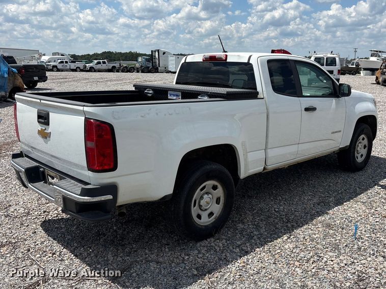 image for item YA3883 2018 Chevrolet Colorado Ext. Cab pickup truck