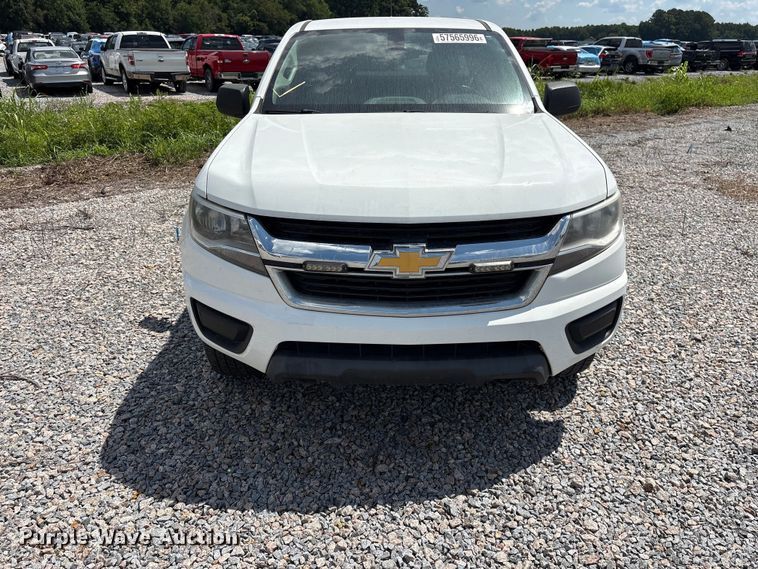 image for item YA3883 2018 Chevrolet Colorado Ext. Cab pickup truck
