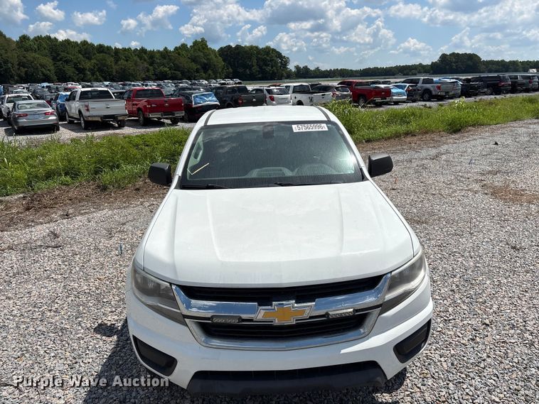 image for item YA3883 2018 Chevrolet Colorado Ext. Cab pickup truck