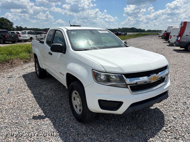 image for item YA3883 2018 Chevrolet Colorado Ext. Cab pickup truck
