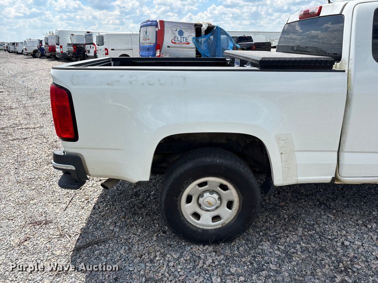 image for item YA3883 2018 Chevrolet Colorado Ext. Cab pickup truck