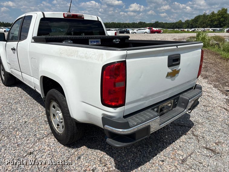 image for item YA3883 2018 Chevrolet Colorado Ext. Cab pickup truck