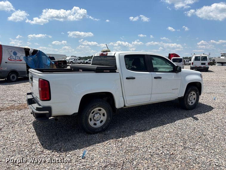 image for item YA3885 2020 Chevrolet Colorado Ext. Cab pickup truck