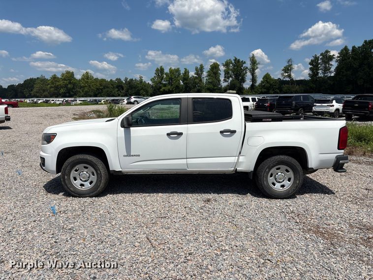 image for item YA3885 2020 Chevrolet Colorado Ext. Cab pickup truck