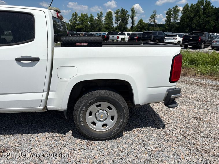 image for item YA3885 2020 Chevrolet Colorado Ext. Cab pickup truck