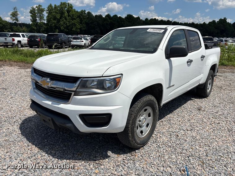 image for item YA3885 2020 Chevrolet Colorado Ext. Cab pickup truck
